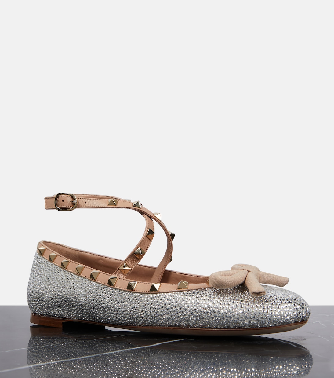 Ballerines Rockstud à ornements | Valentino Garavani