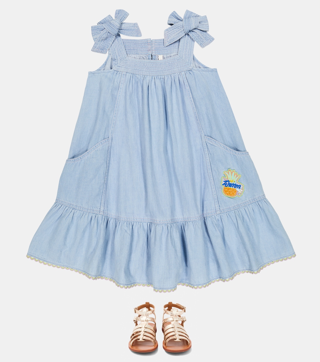 Halcyon denim dress | Zimmermann Kids