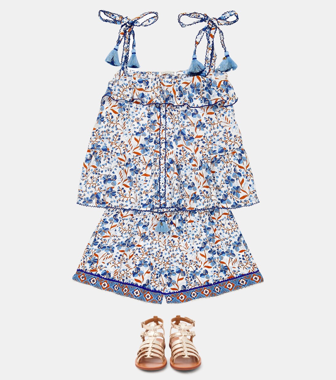 Astra floral top | Poupette St Barth Kids