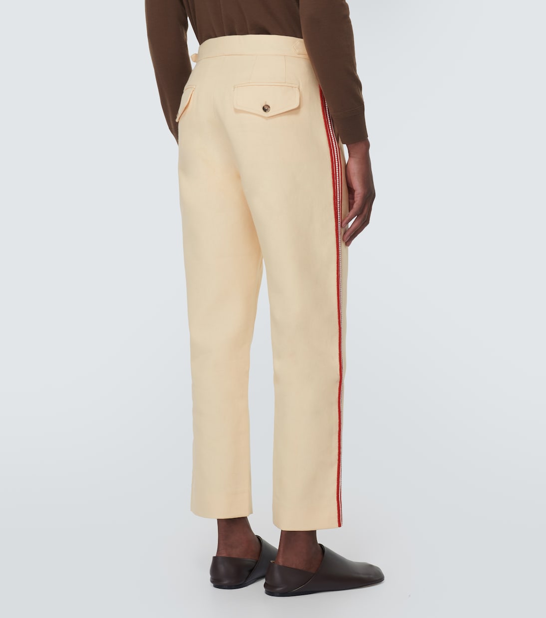 Bestickte Hose Stria aus Baumwolle | Bode