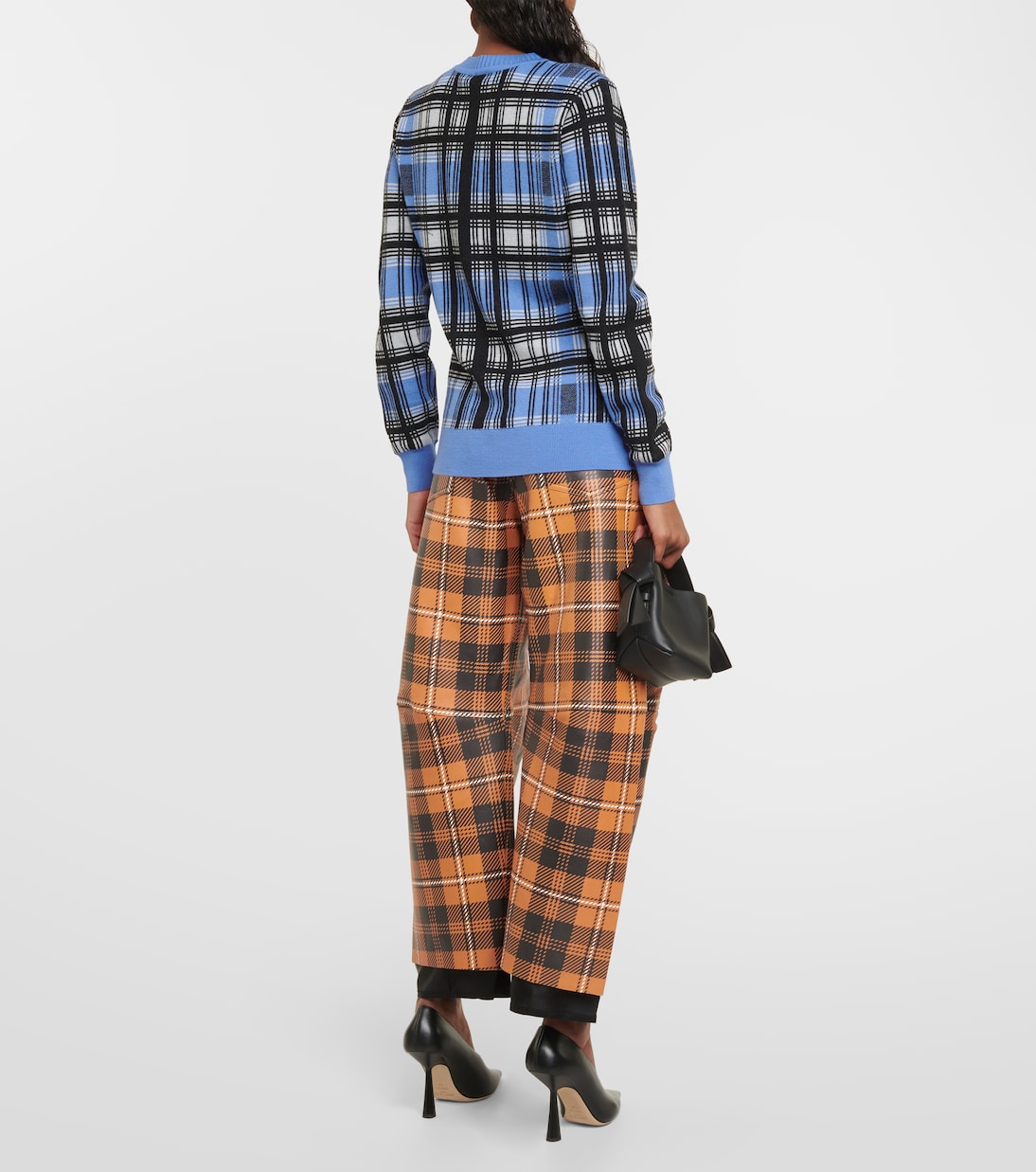 Pull Tessa en laine à carreaux | Dodo Bar Or