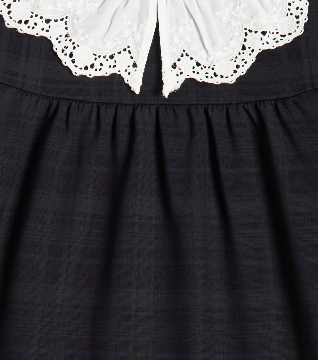 Checked ruffle-trimmed dress | Tartine et Chocolat