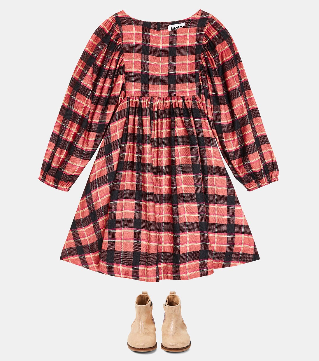 Abito Caly in misto cotone a quadri | Molo