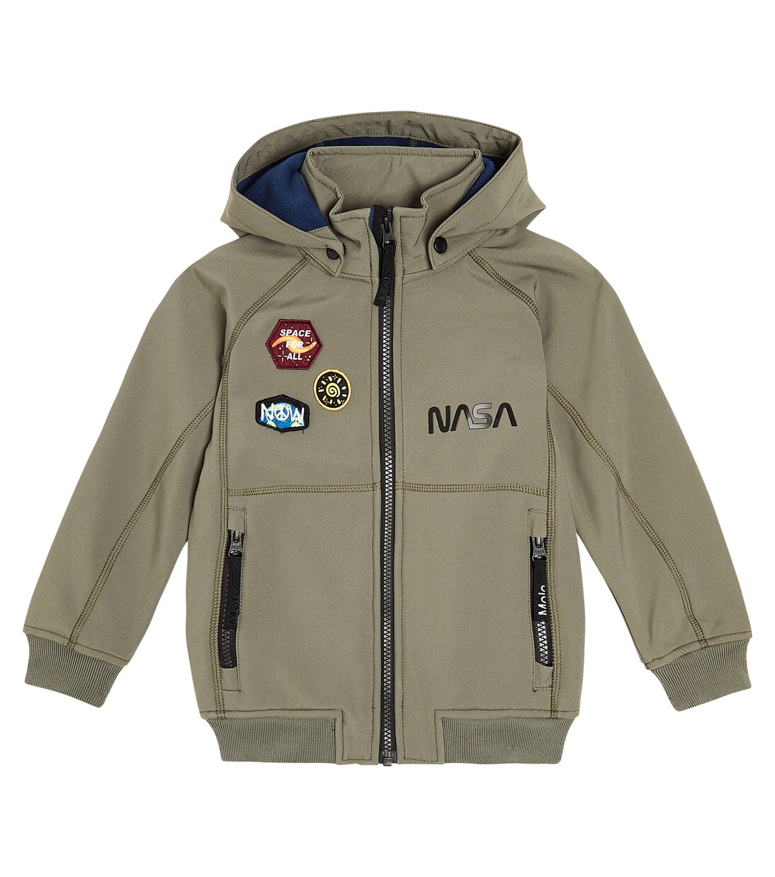 Cloudy appliqué softshell jacket | Molo