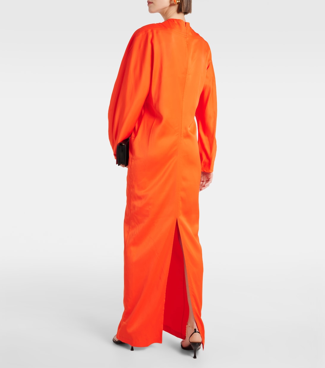 Robe longue en satin | Ferragamo