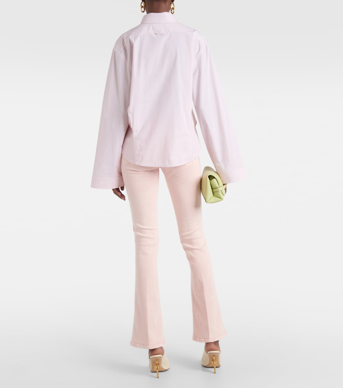 Cropped-Hemd aus einem Baumwollgemisch | Victoria Beckham