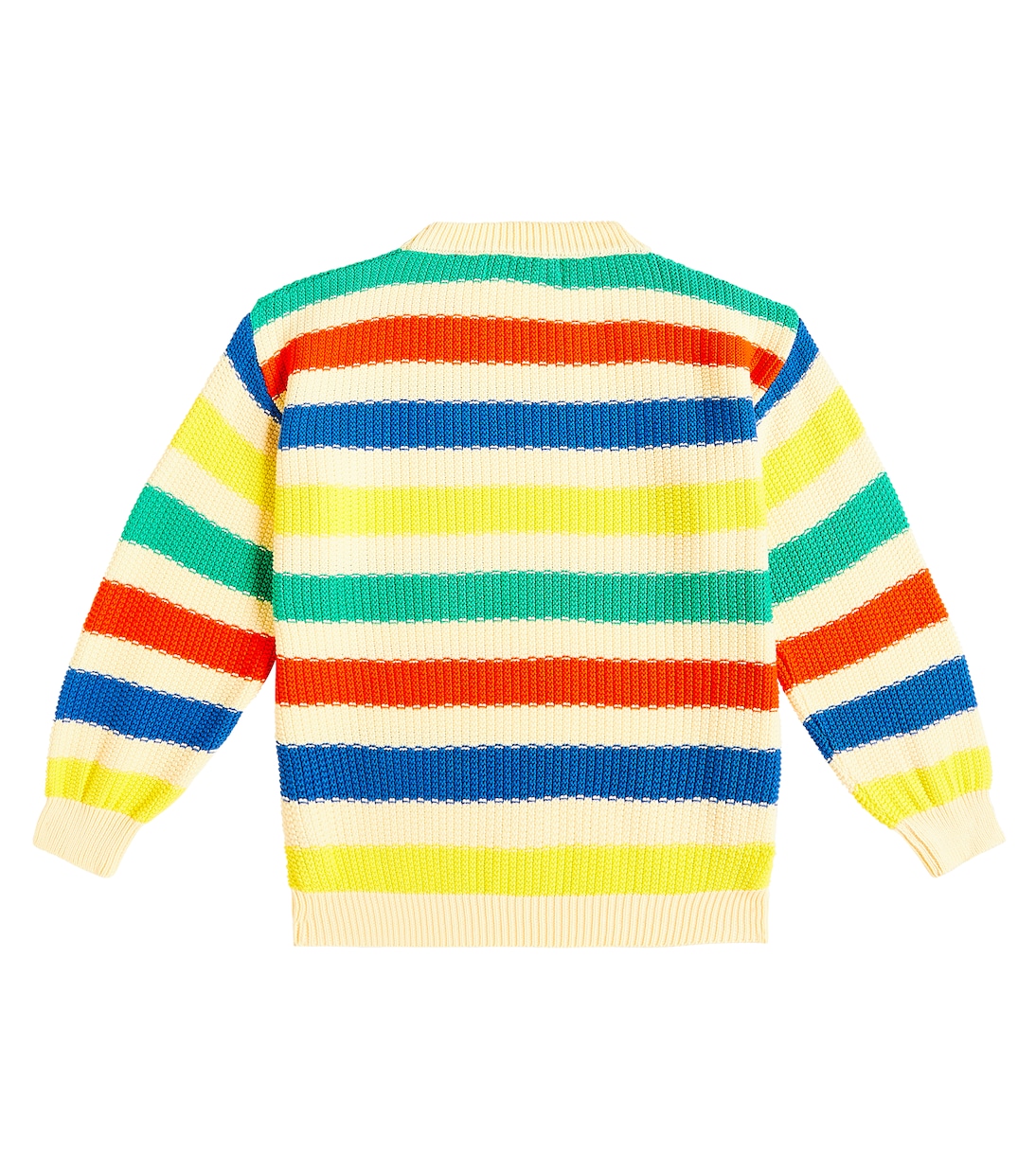 Striped cotton sweater | Bobo Choses