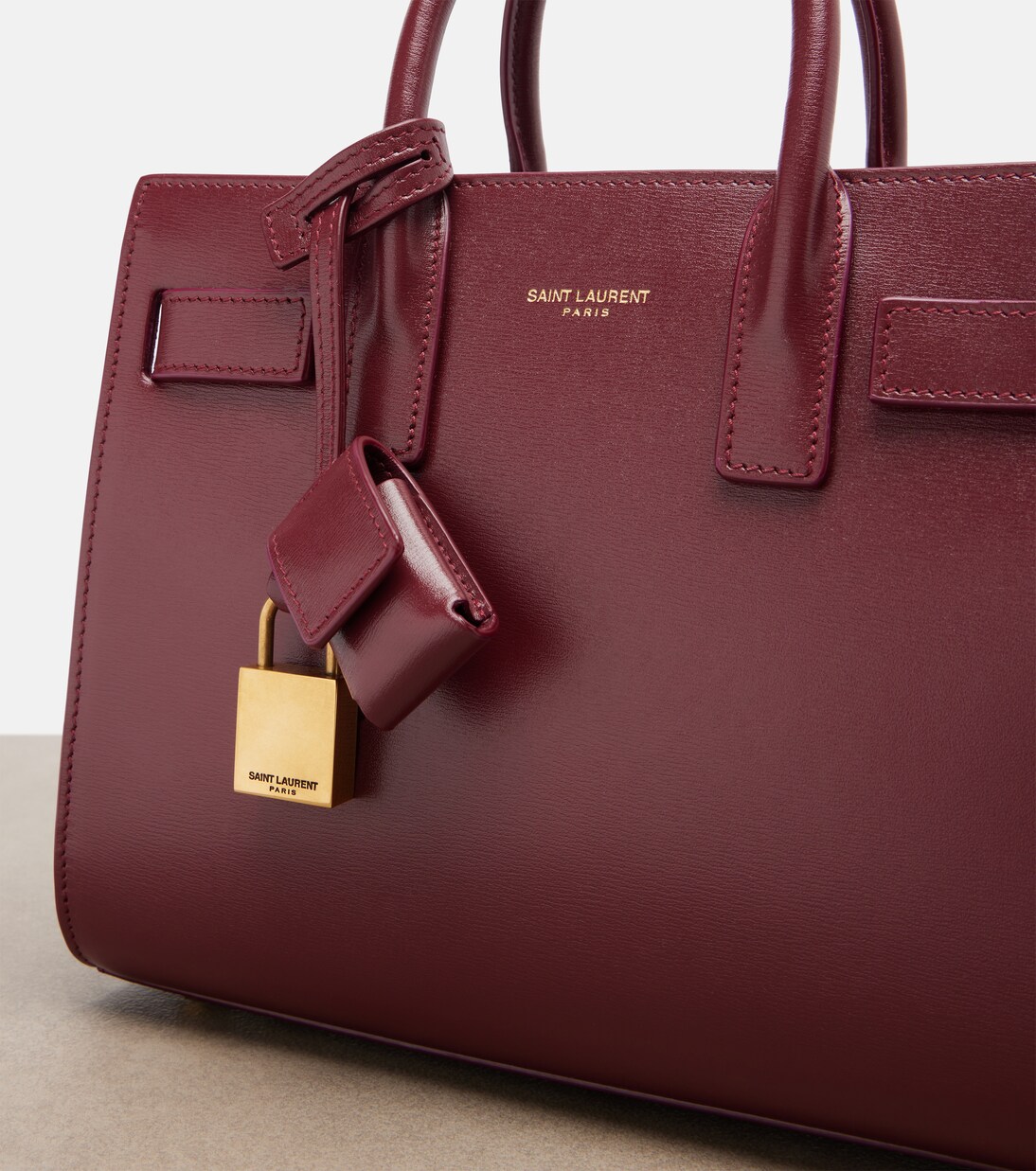 Sac De Jour Nano leather tote bag | Saint Laurent