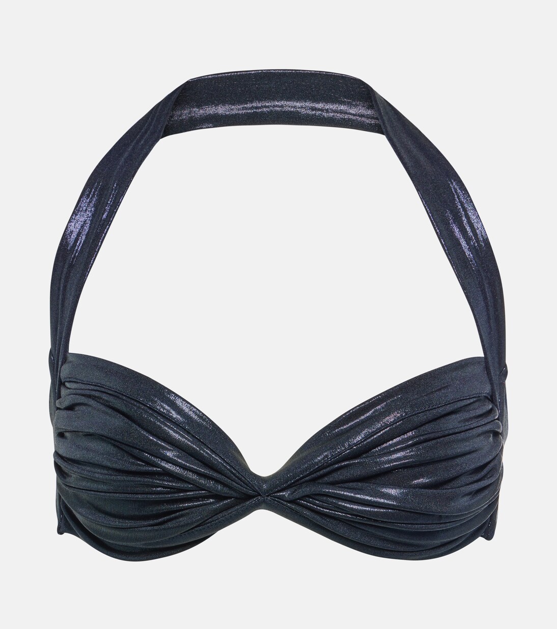 Haut de bikini Bill en lamé | Norma Kamali