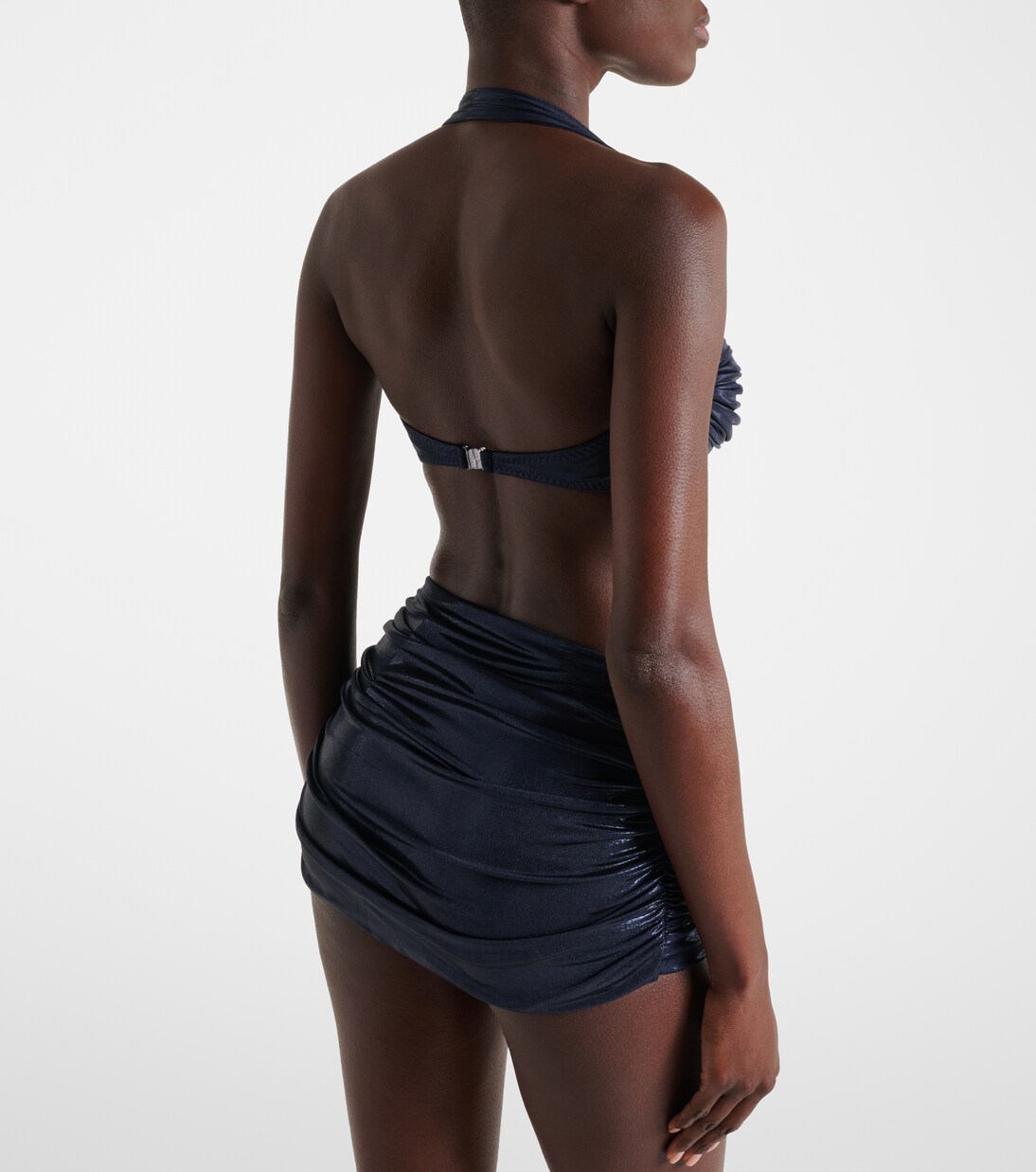 Haut de bikini Bill en lamé | Norma Kamali