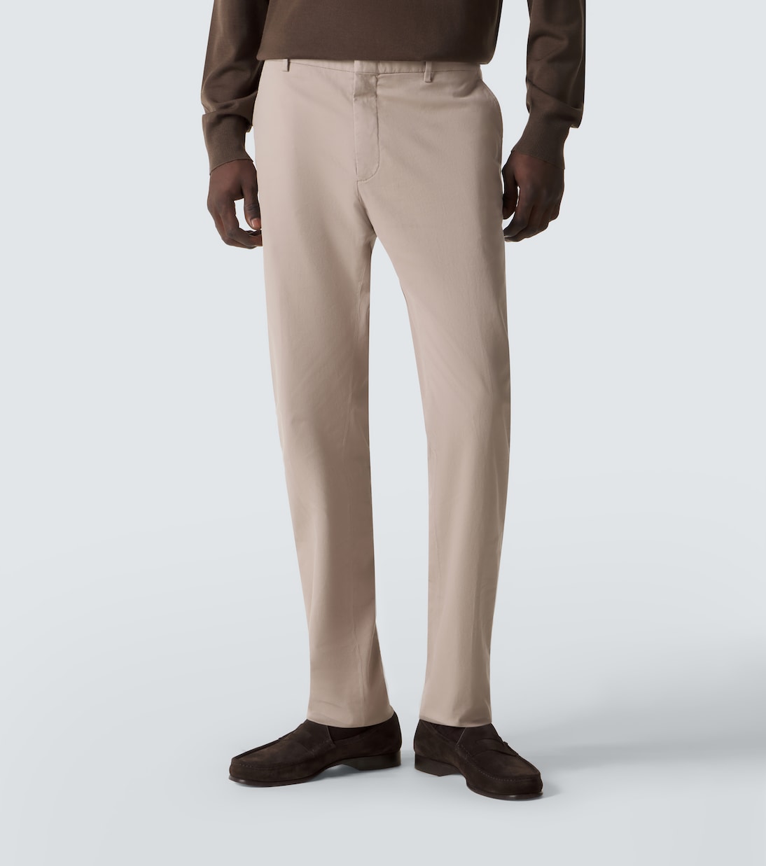 Gerade Hose aus einem Baumwollgemisch | Zegna