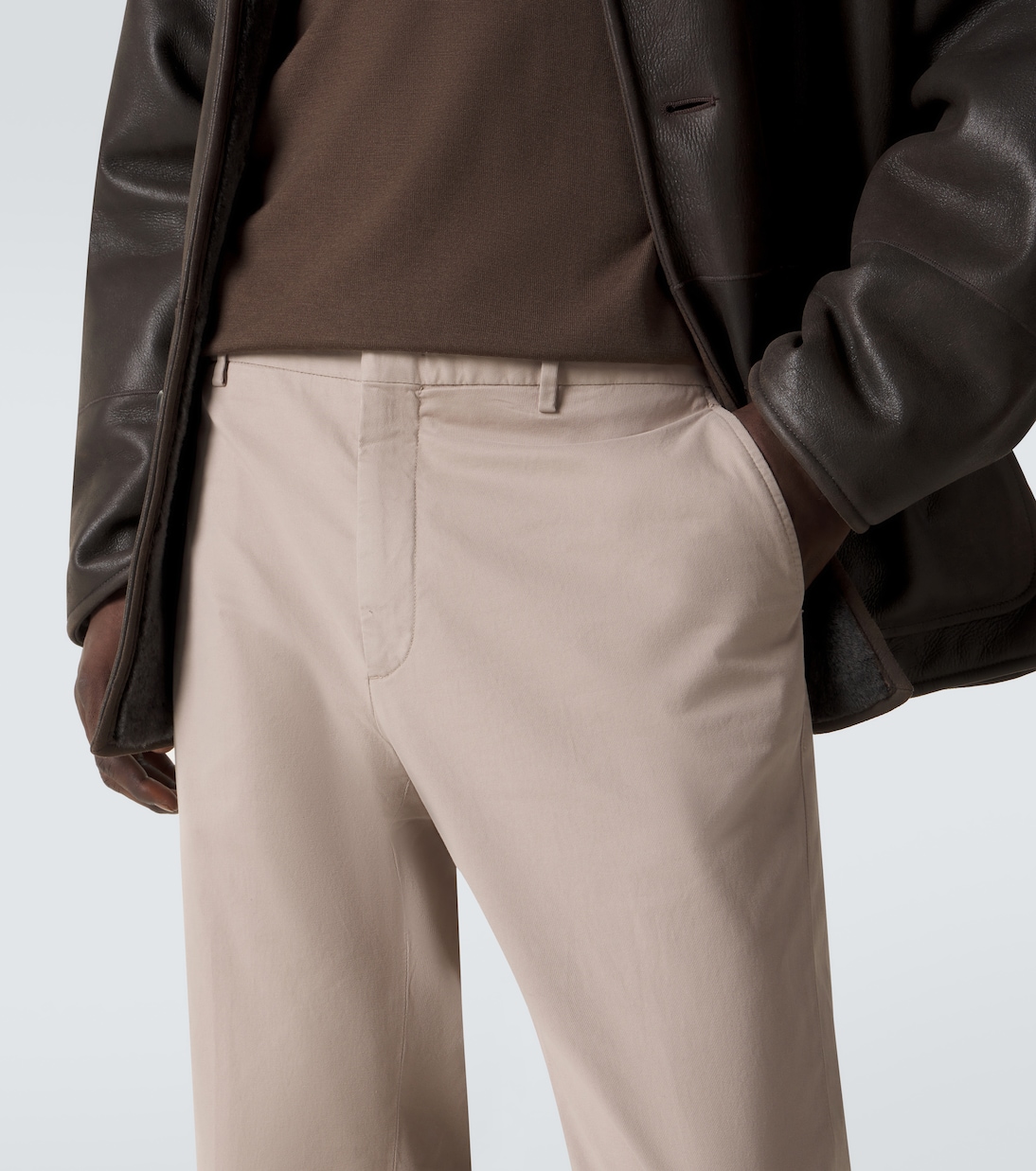 Gerade Hose aus einem Baumwollgemisch | Zegna