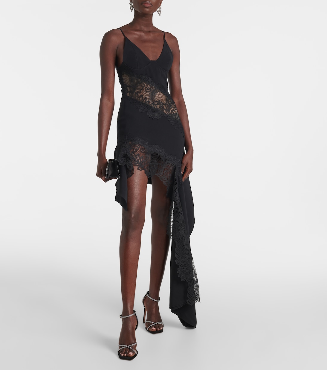 Minikleid mit Spitze | David Koma