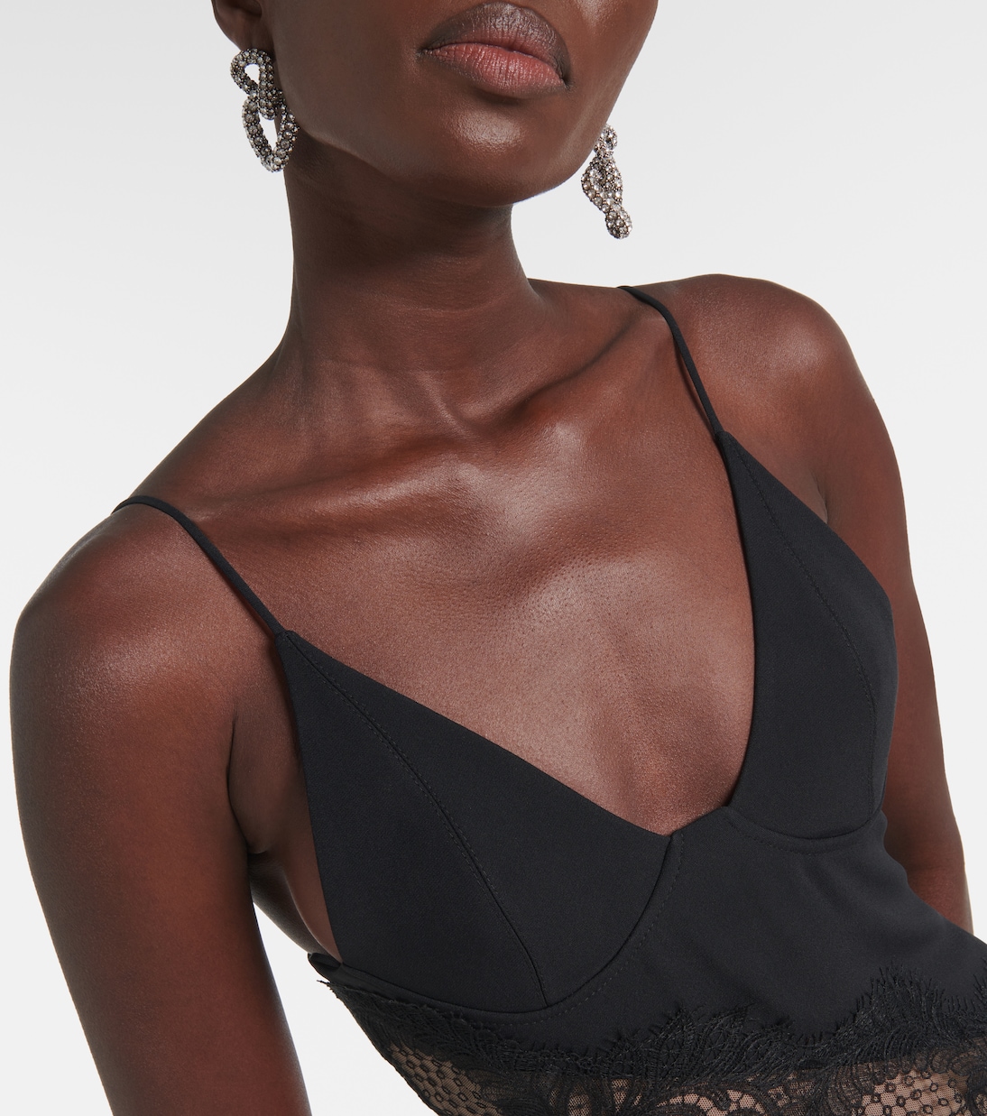 Minikleid mit Spitze | David Koma