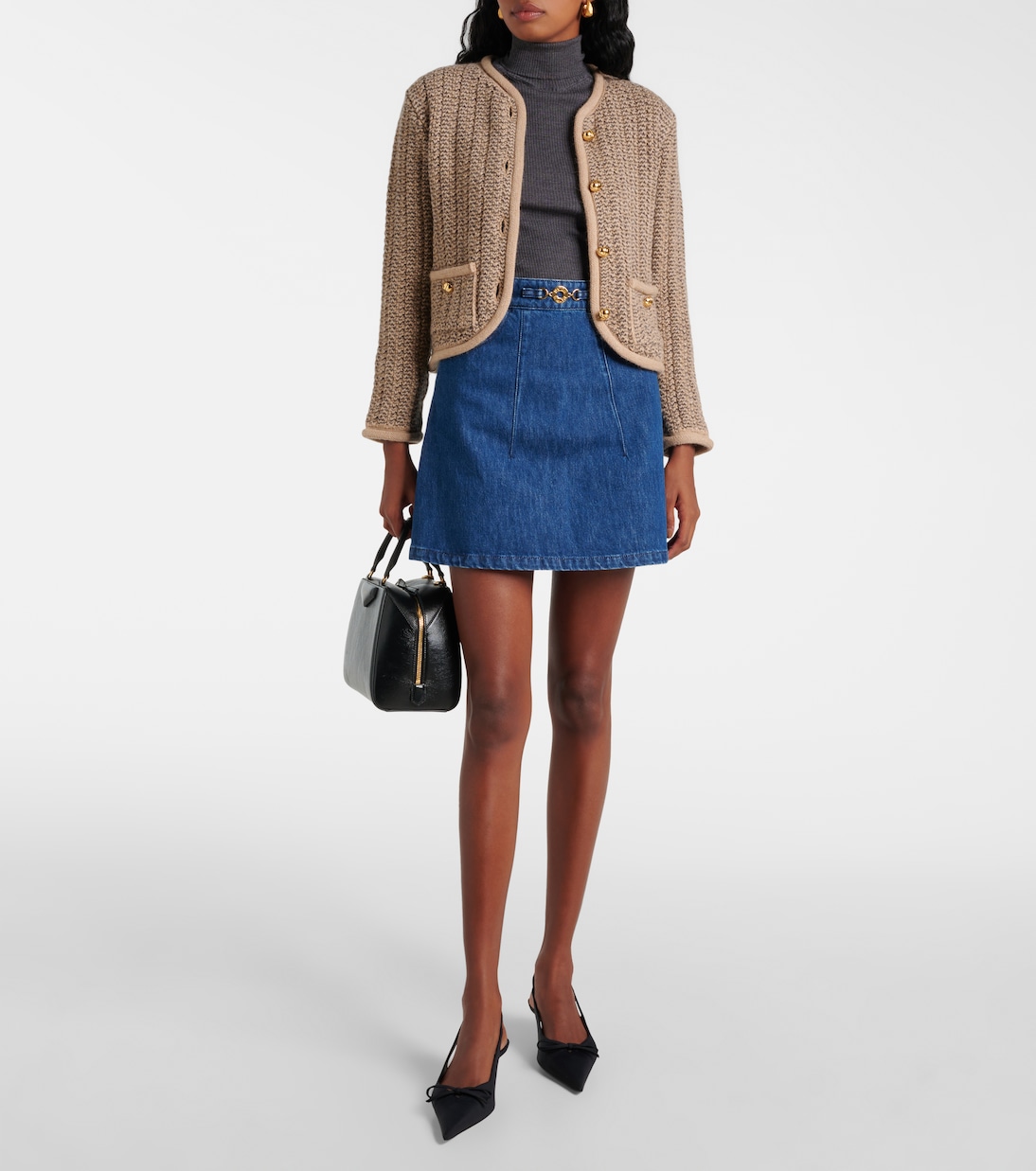 Cardigan aus Wolle und Alpakawolle | Patou