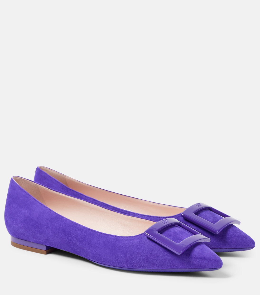 Gommettine suede ballet flats | Roger Vivier