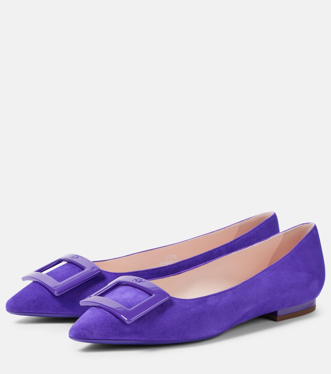 Gommettine suede ballet flats | Roger Vivier
