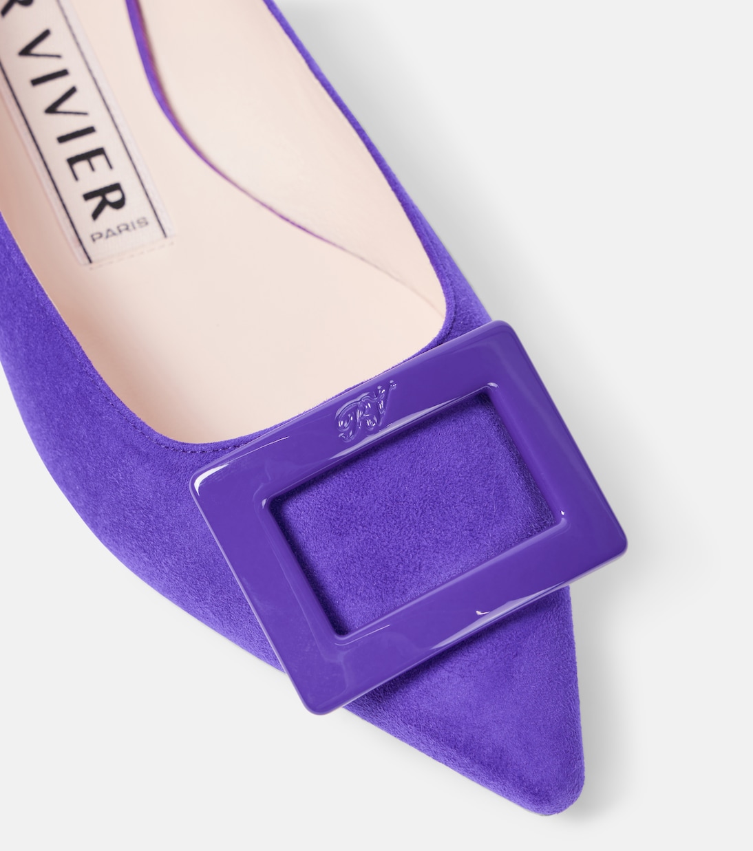 Gommettine suede ballet flats | Roger Vivier