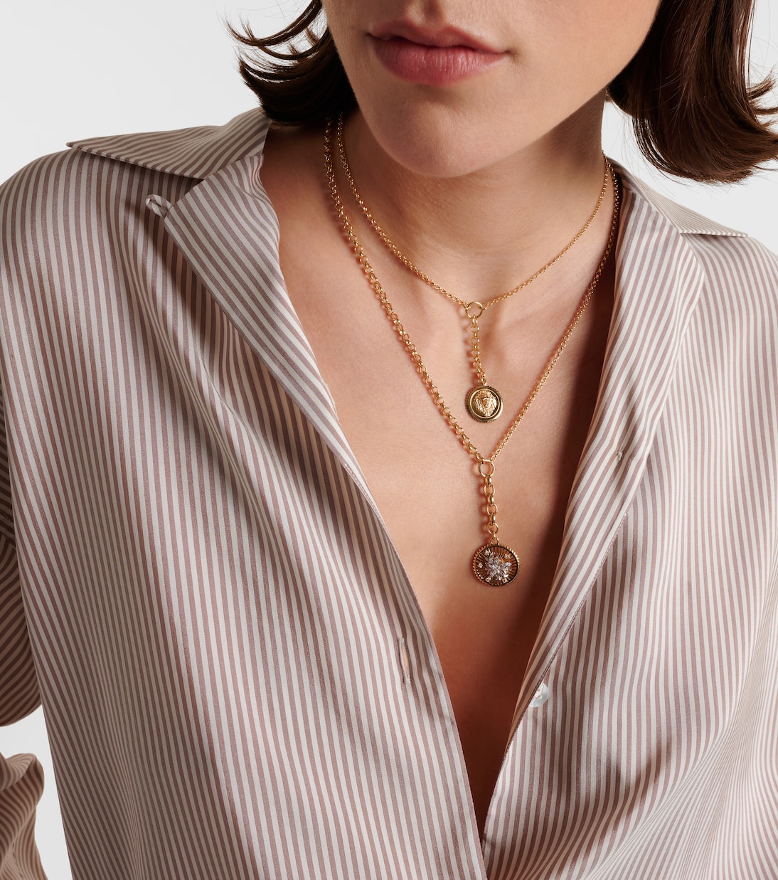 Collier Strength en or 18 ct et diamants | FoundRae