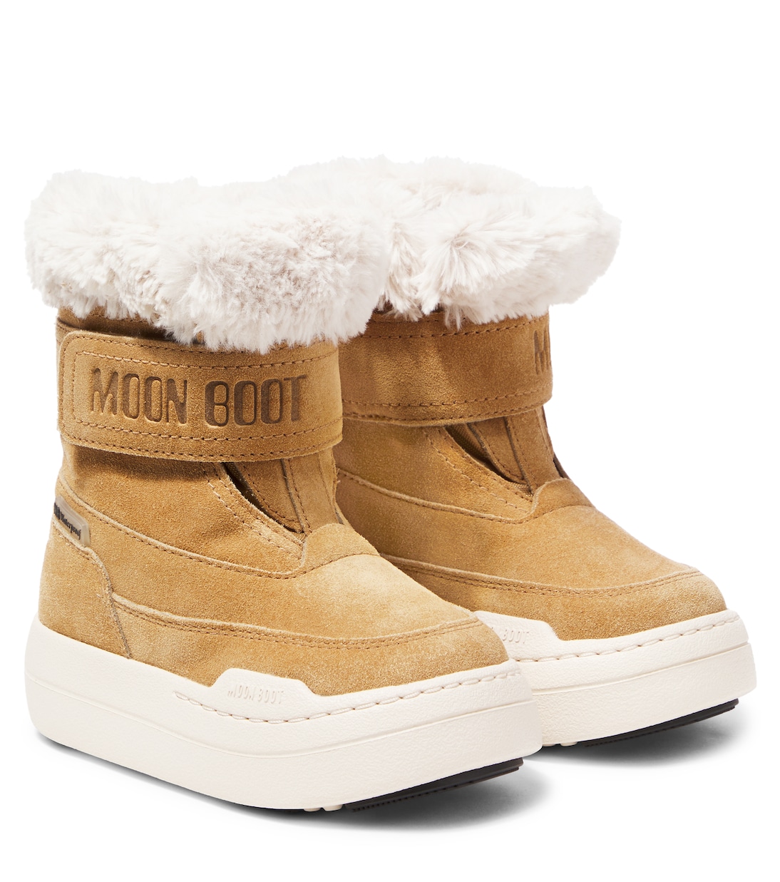 Junior Park Strap suede snow boots  | Moon Boot Kids