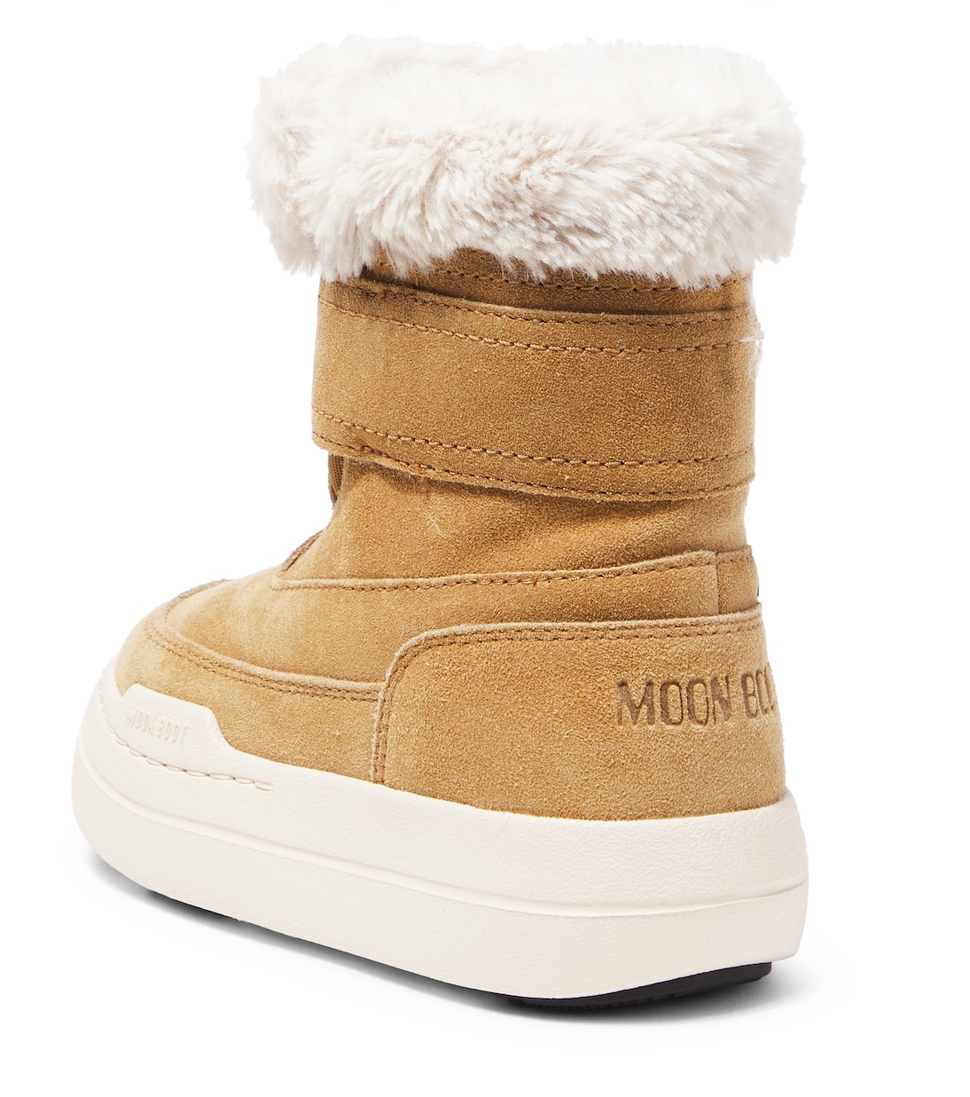 Junior Park Strap suede snow boots  | Moon Boot Kids
