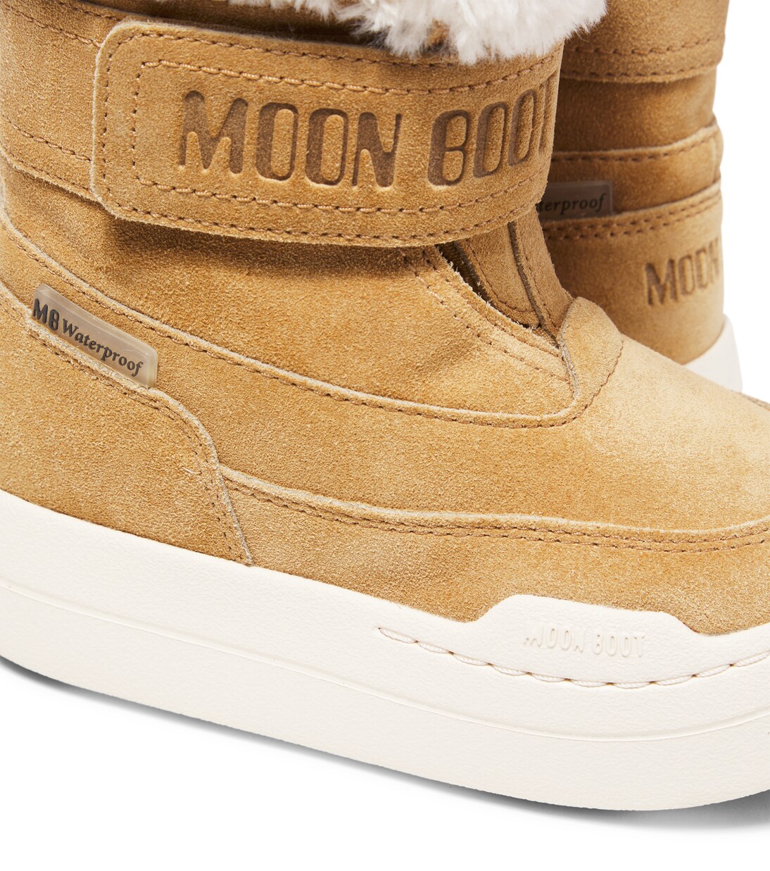 Junior Park Strap suede snow boots  | Moon Boot Kids