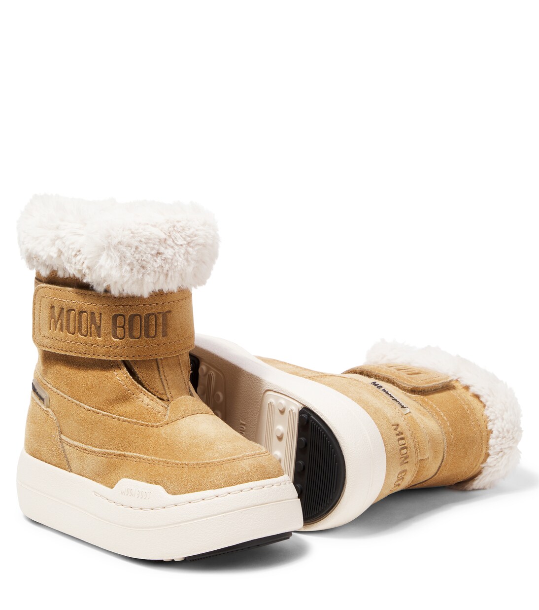Junior Park Strap suede snow boots  | Moon Boot Kids