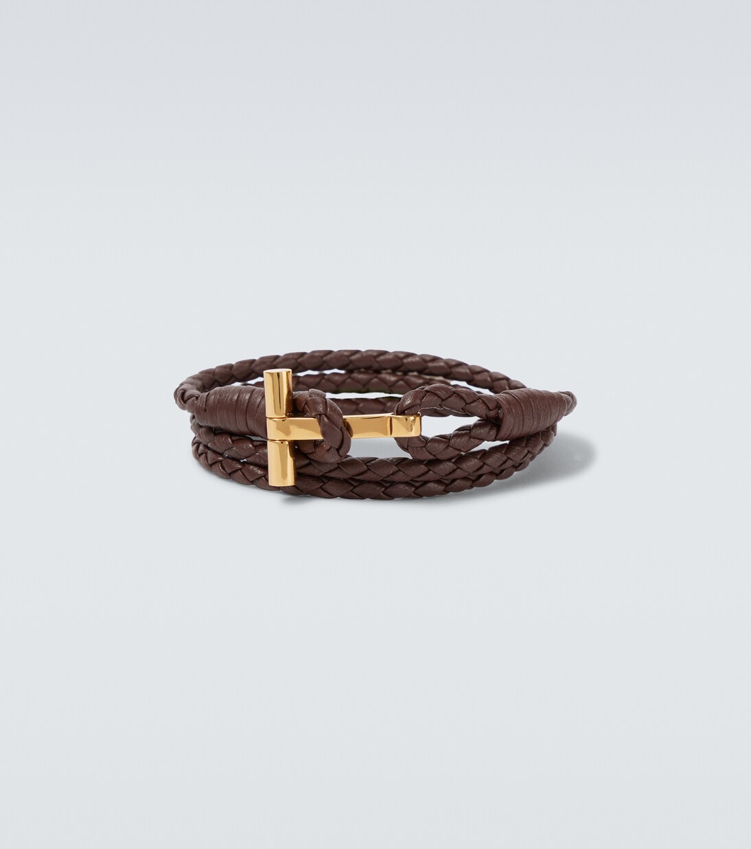 T braided leather bracelet | Tom Ford