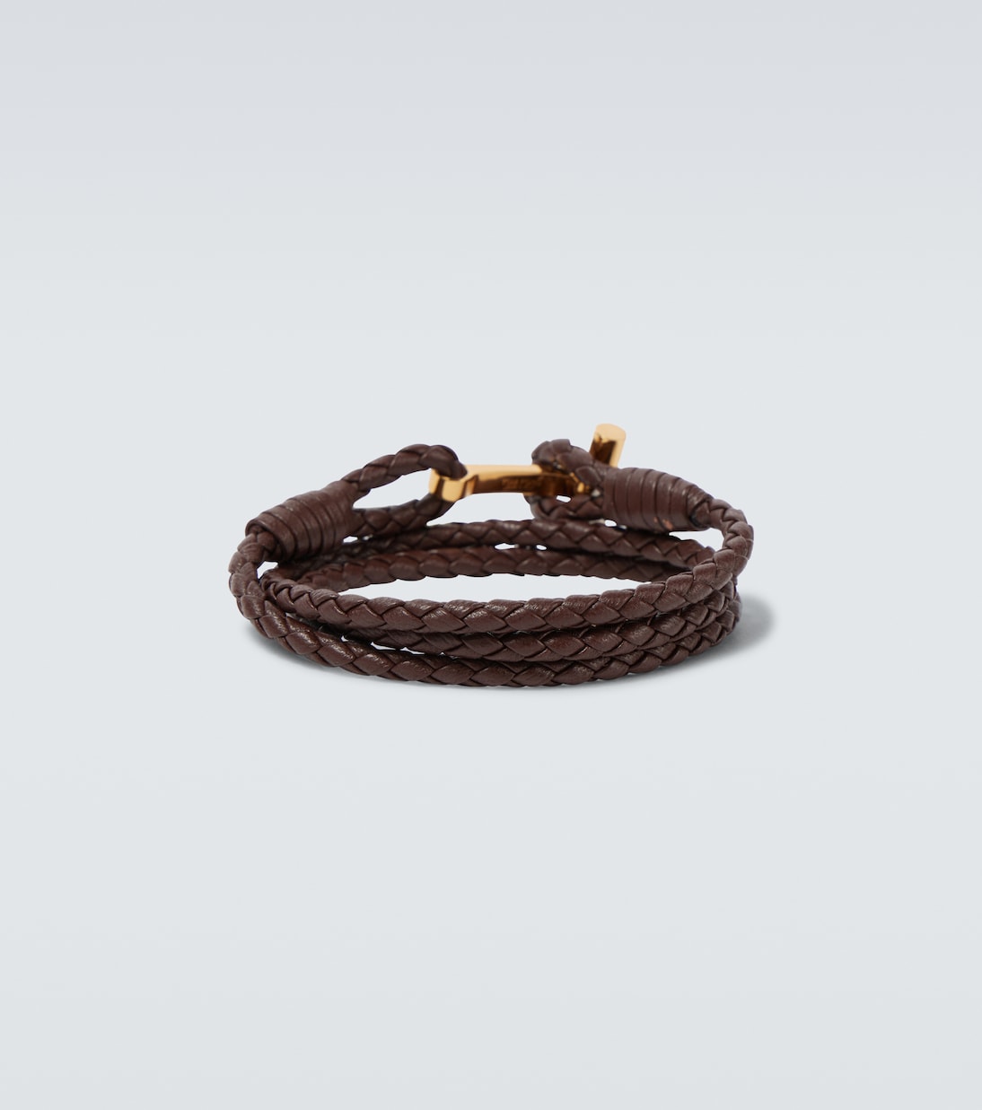 T braided leather bracelet | Tom Ford