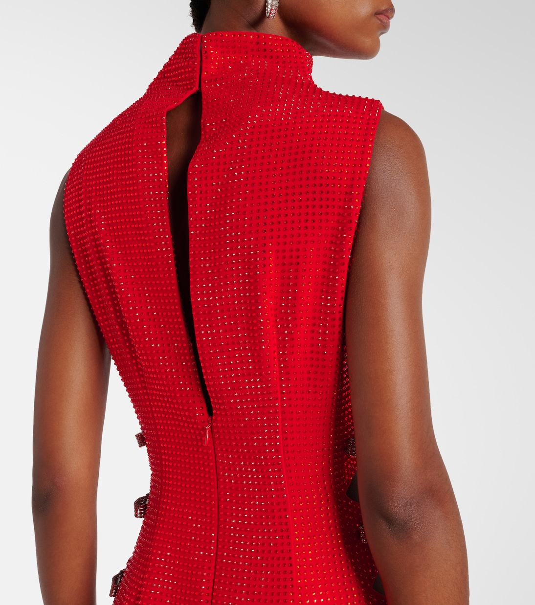 Verzierte Robe aus Crêpe | Self-Portrait