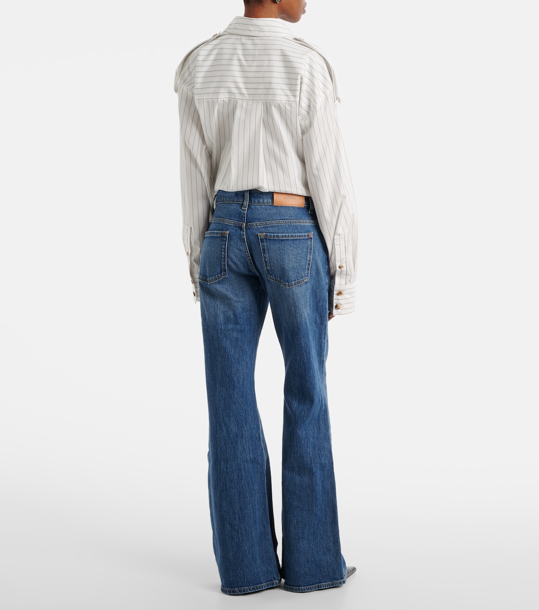 Jeans flared Mankind de tiro alto | 7 For All Mankind