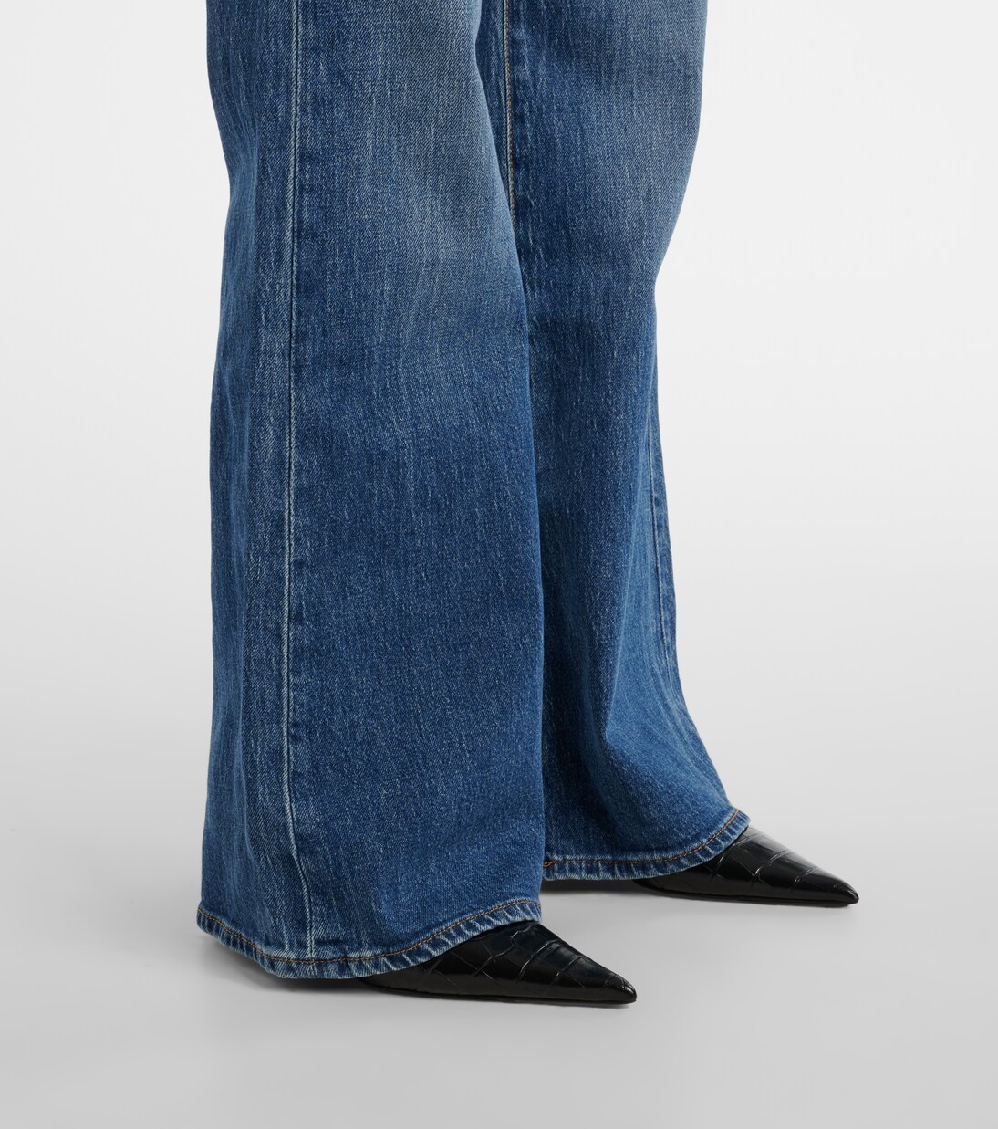 Jeans flared Mankind de tiro alto | 7 For All Mankind