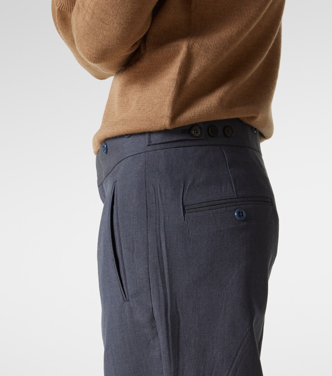 Gerade Hose aus Mohair und Seide | Prada