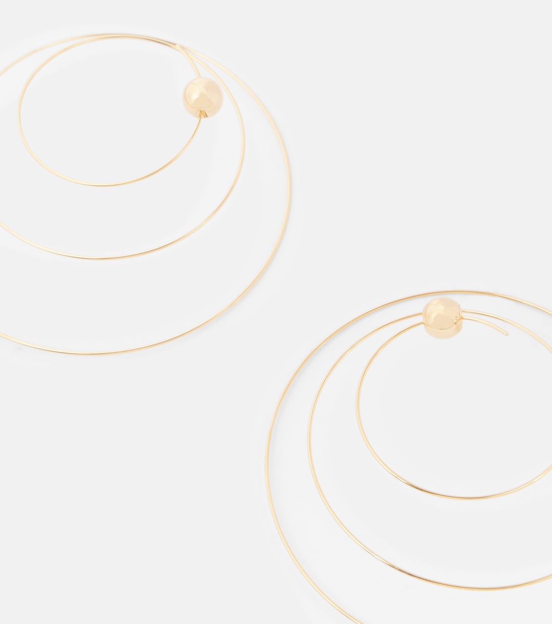 Orecchini Thin Spiral S in acciaio inox bagnato in oro | Alaïa