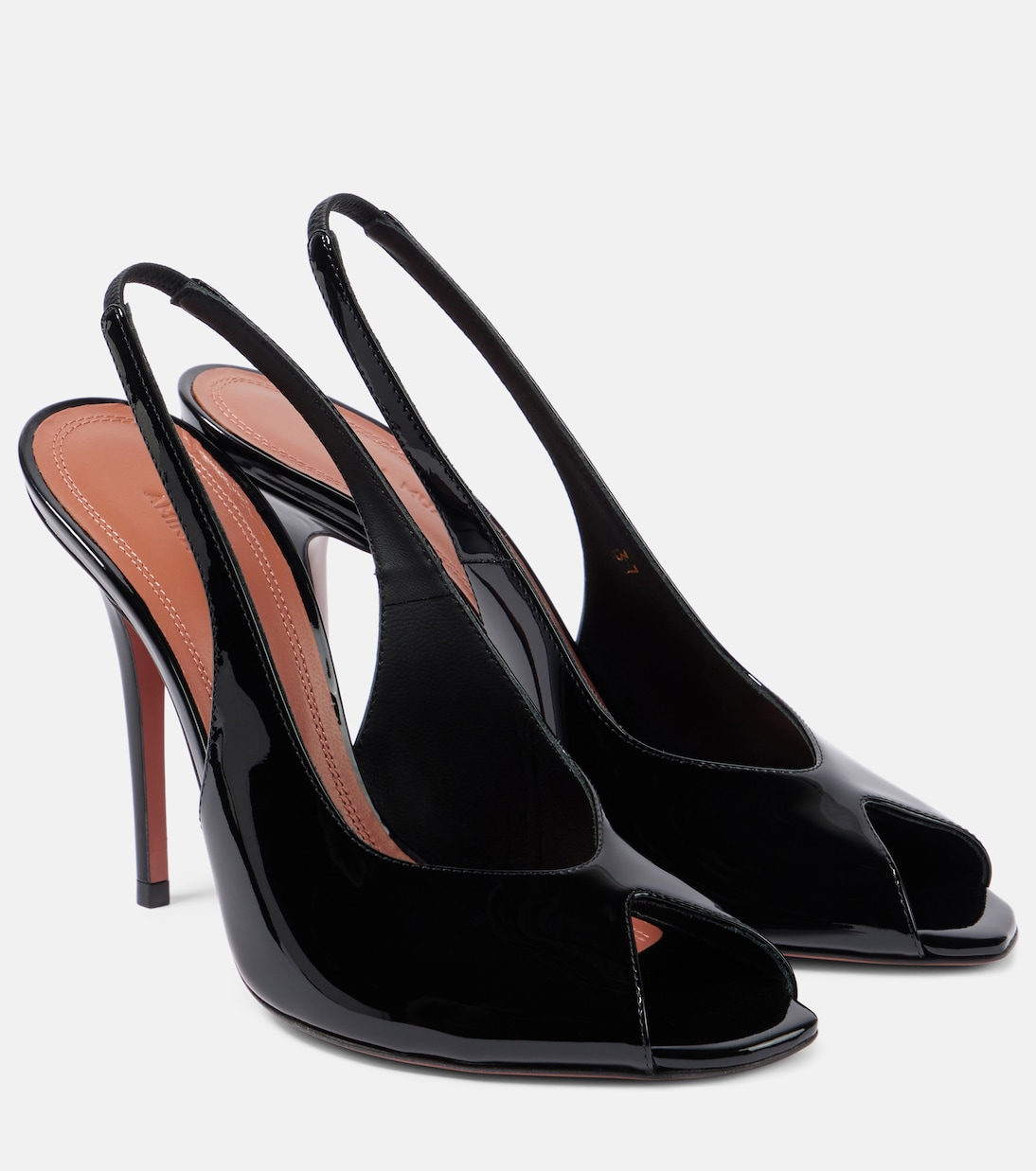 Slingback-Pumps Kristina 105 aus Lackleder | Amina Muaddi