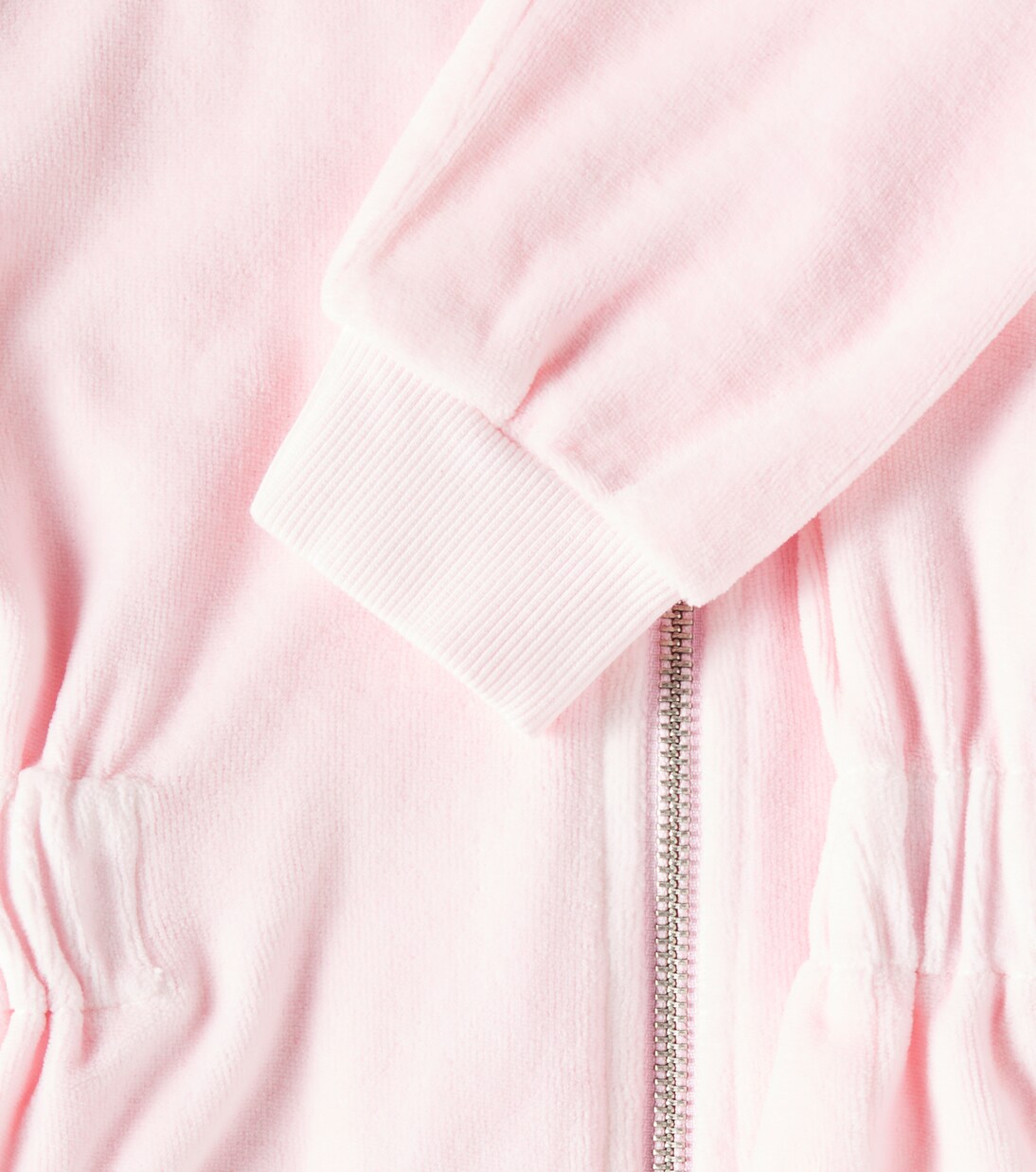 Madge gathered zip-up velour hoodie | Molo