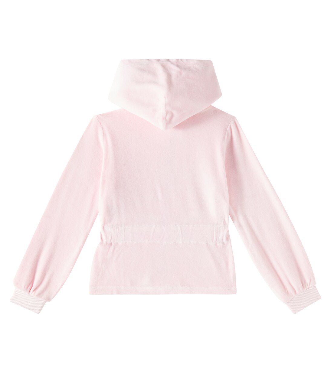 Madge gathered zip-up velour hoodie | Molo