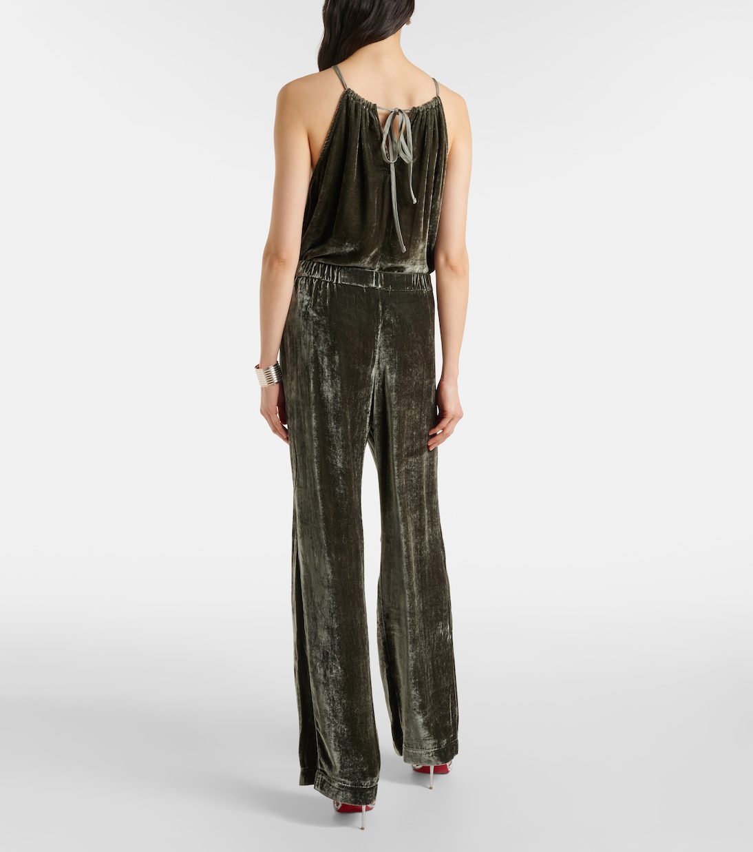 Pantalon droit Sorine en velours | Velvet