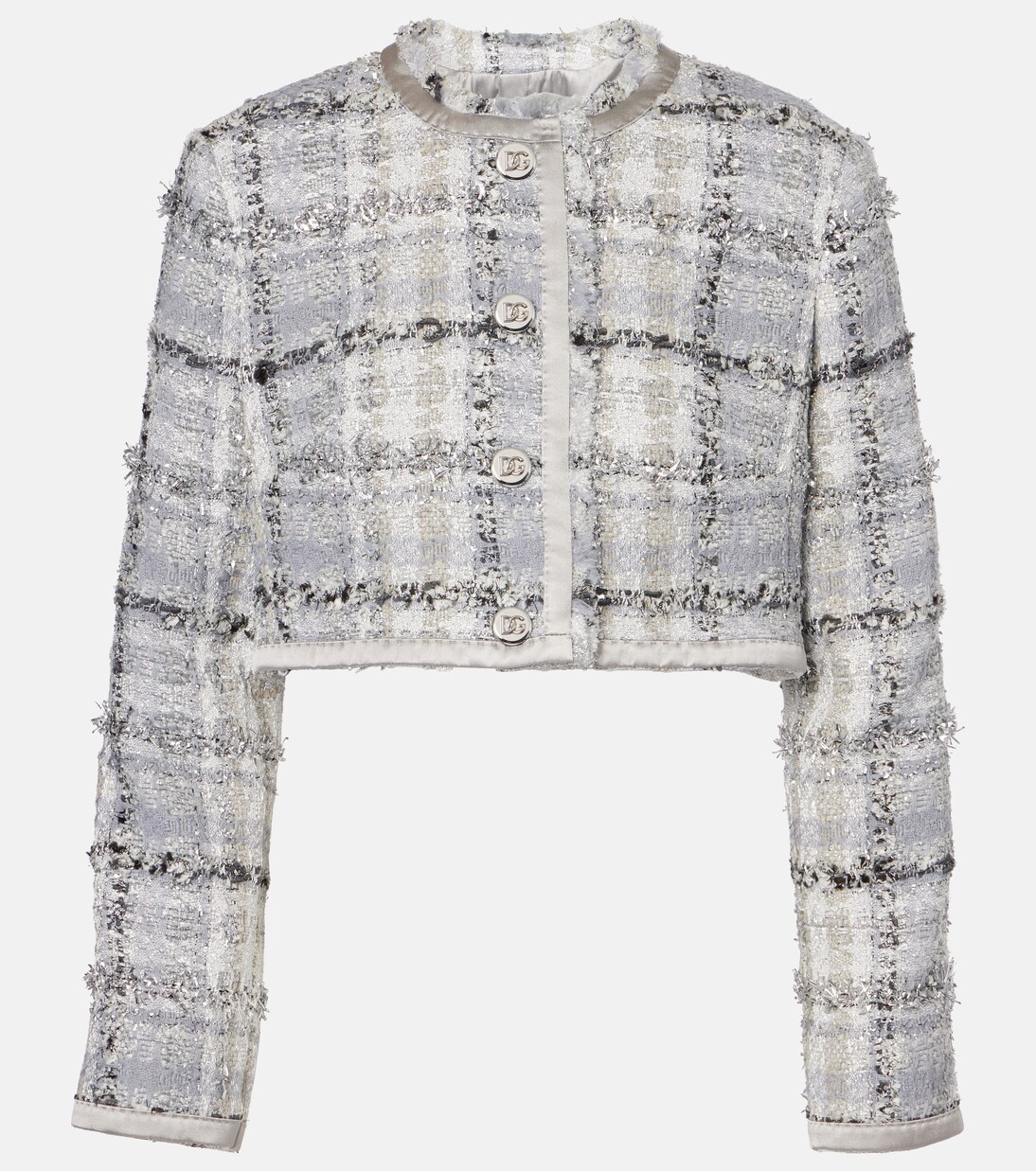 Cropped-Jacke aus Tweed | Dolce&Gabbana