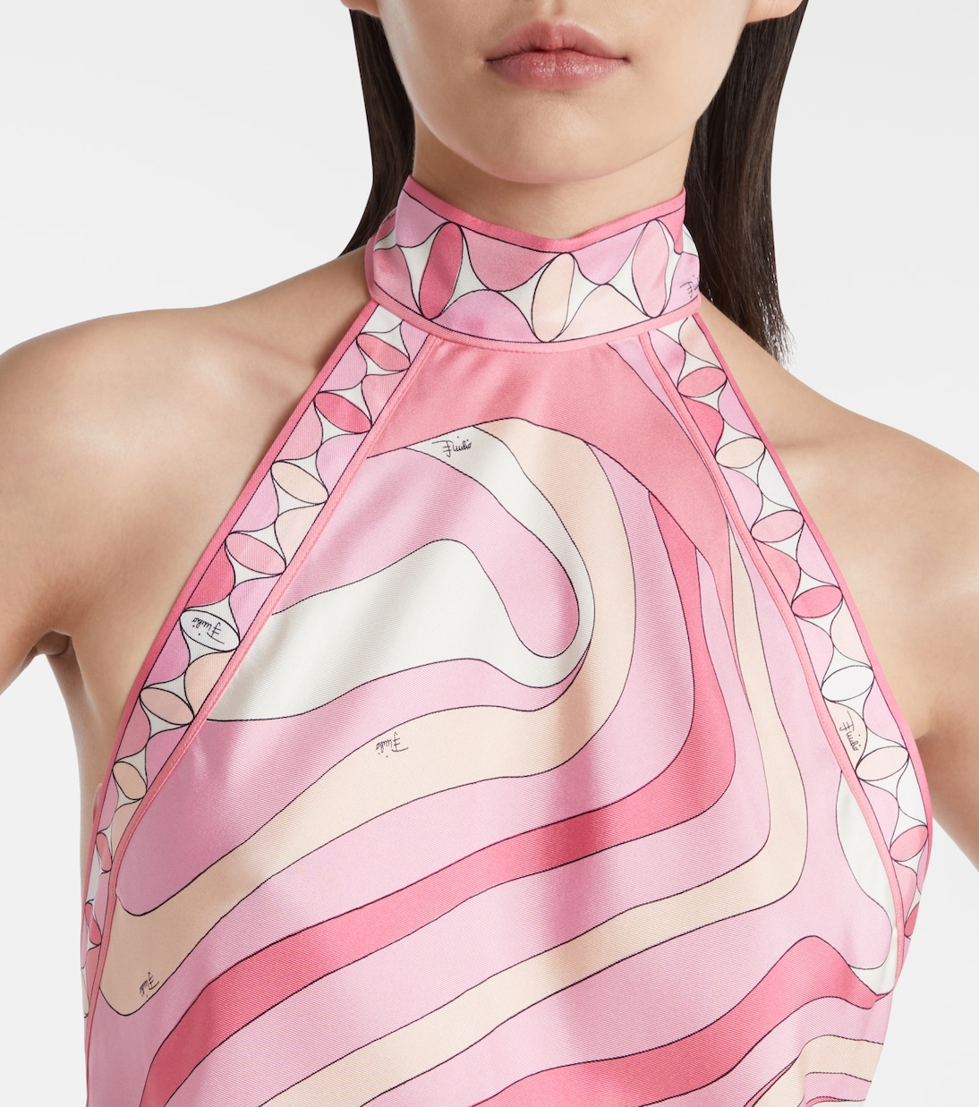 Maxikleid Marmo aus Seide | Pucci