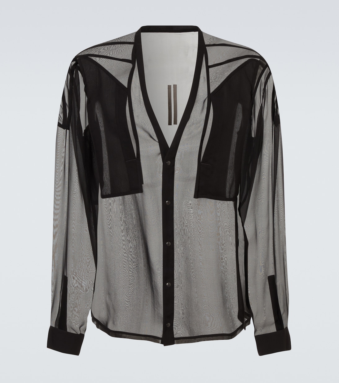 Sheer silk shirt | Rick Owens