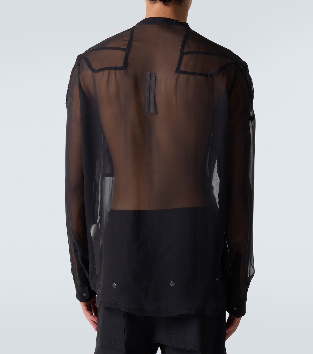 Sheer silk shirt | Rick Owens