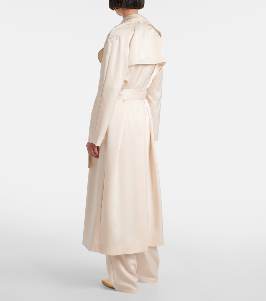 Trenchcoat Barb aus Satin | Leset