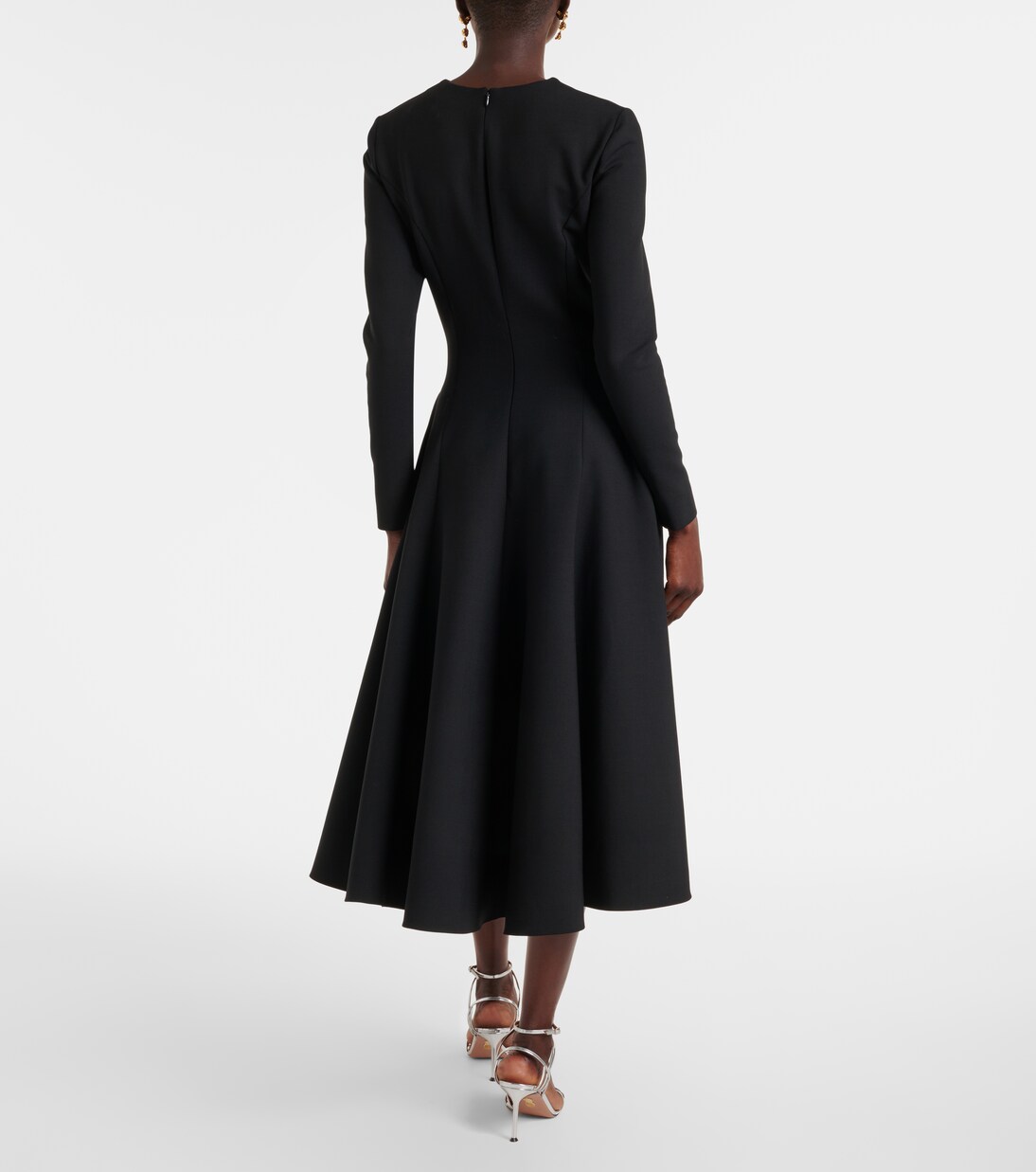 Robe de cocktail en laine mélangée | Oscar de la Renta