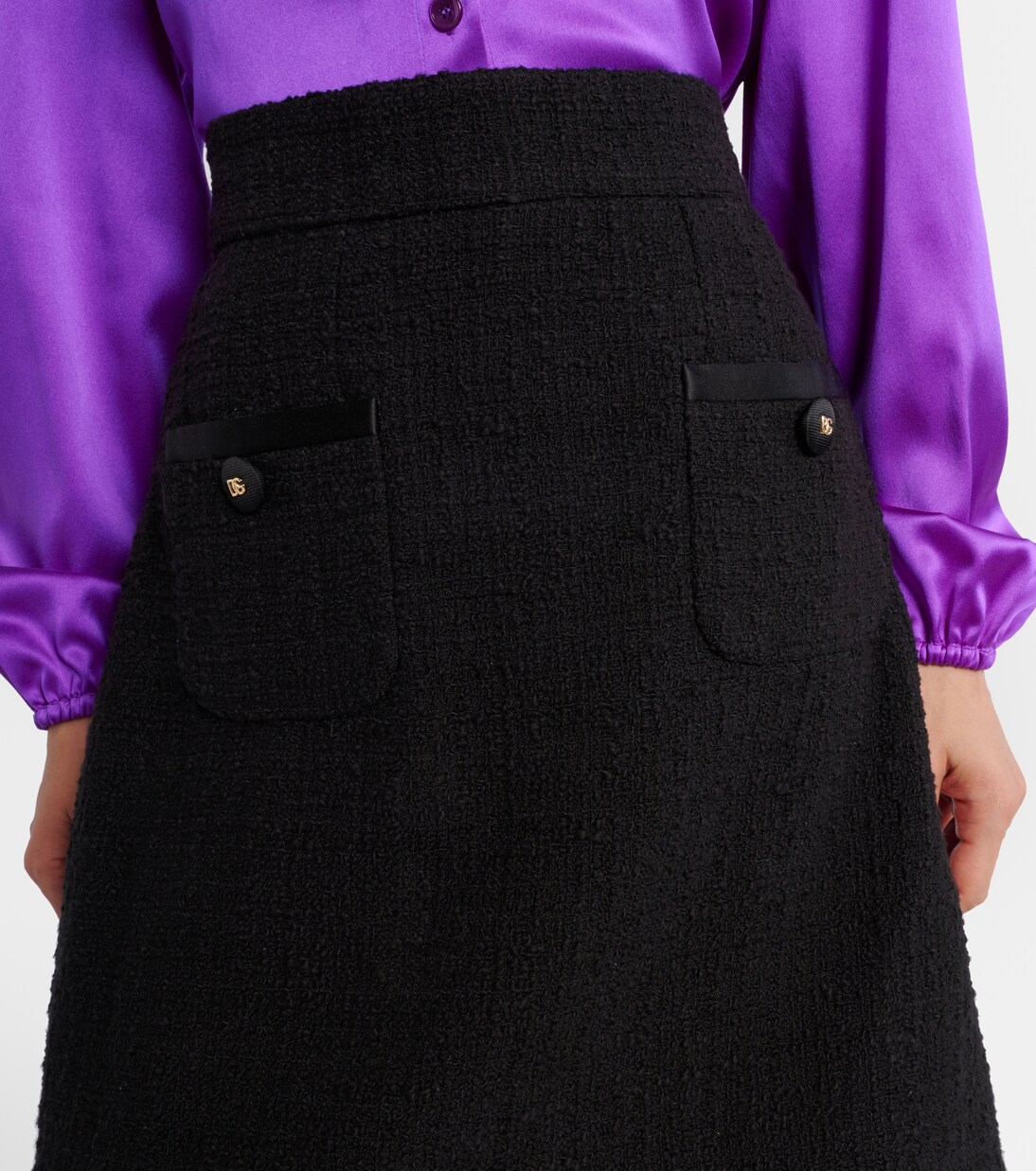 Cotton-blend miniskirt | Dolce&Gabbana