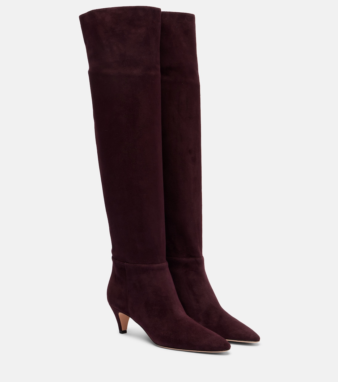 55 suede knee-high boots  | Gianvito Rossi