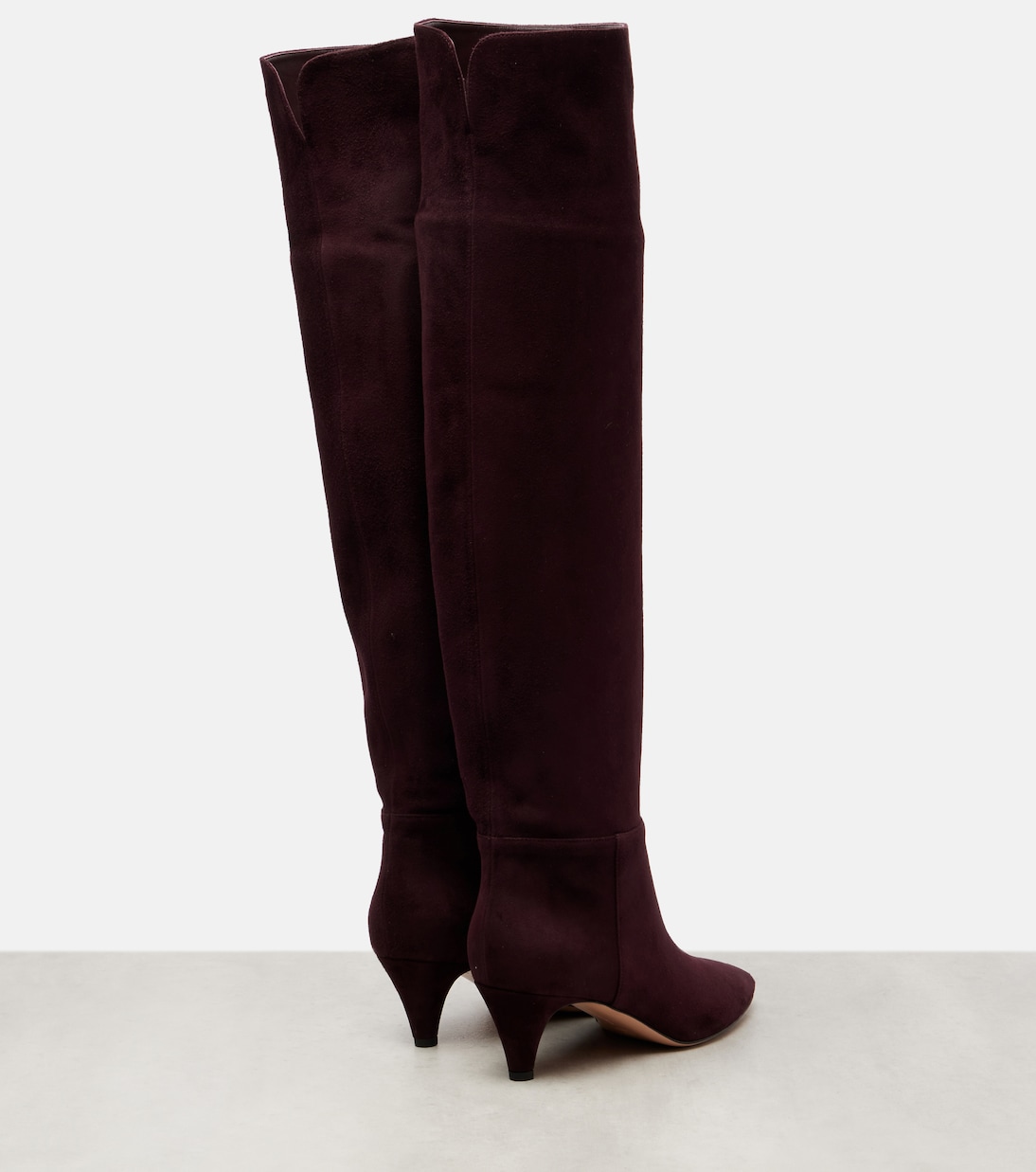 55 suede knee-high boots  | Gianvito Rossi