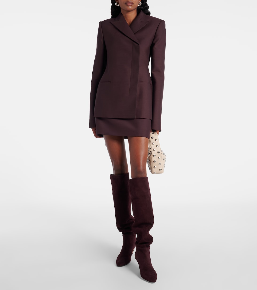 55 suede knee-high boots  | Gianvito Rossi