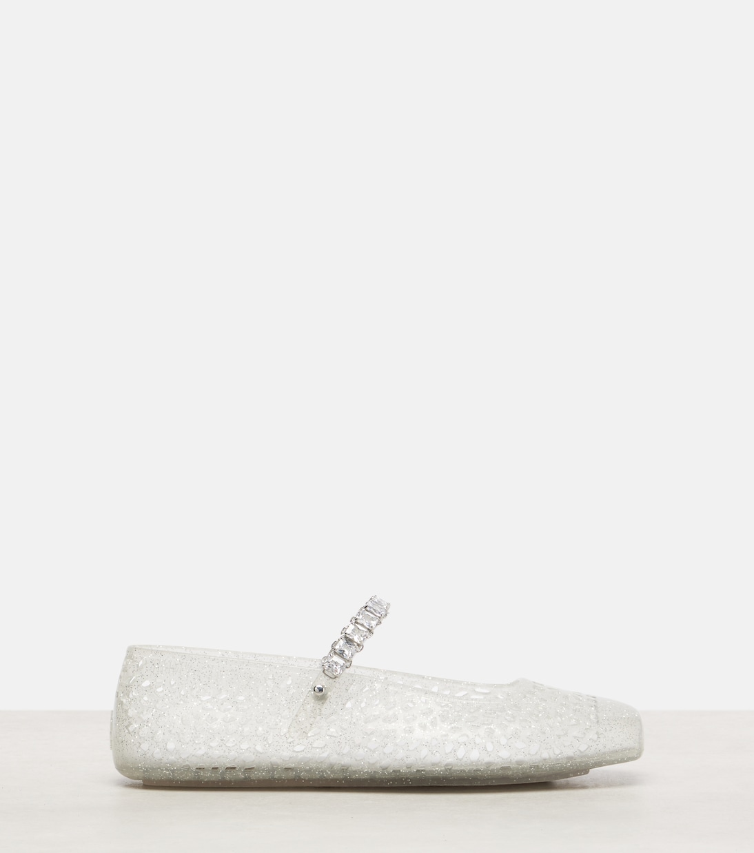 Jelly embellished PU Mary Jane flats | Jimmy Choo