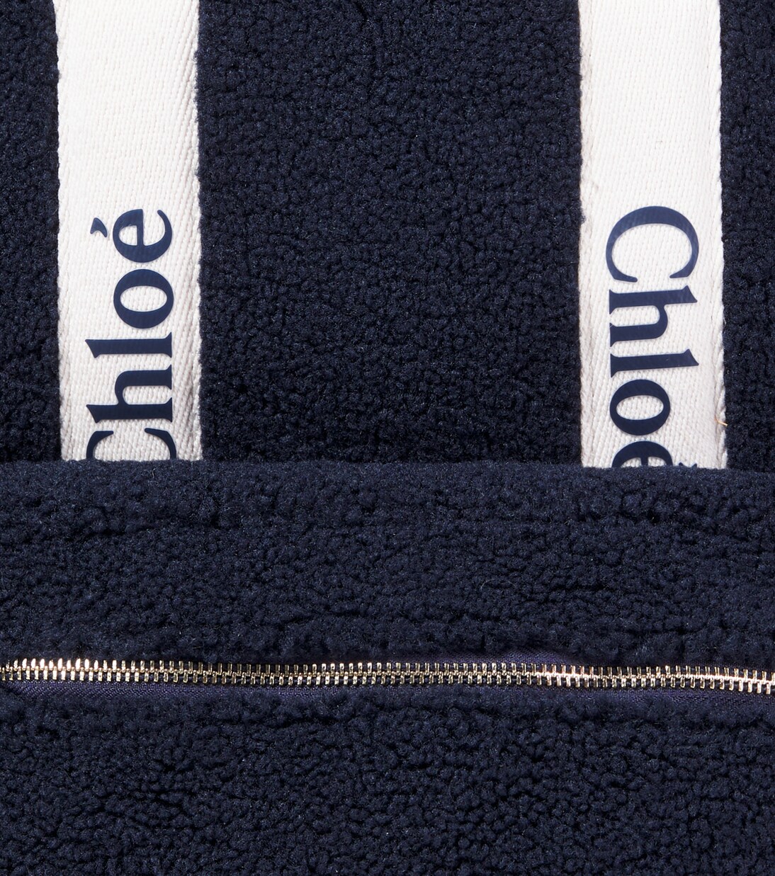 Rucksack aus Teddyfleece | Chloé Kids